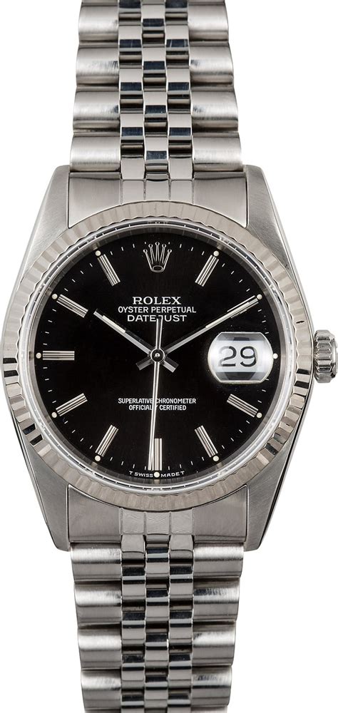 rolex oyster perpetual datejust mens watch 16234 na